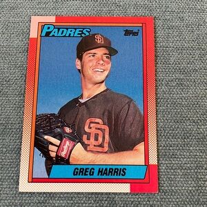 1990 Topps San Diego Padres Baseball Card Trading Card